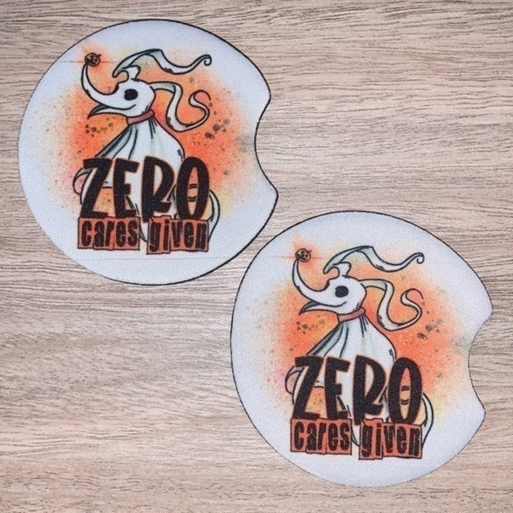 Nightmare before Christmas car coasters 2pack new
